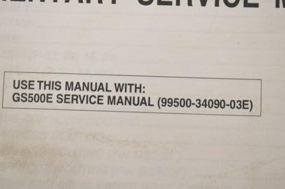 OEM Suzuki 99501-34150-03E GS500/E/F Service Manual