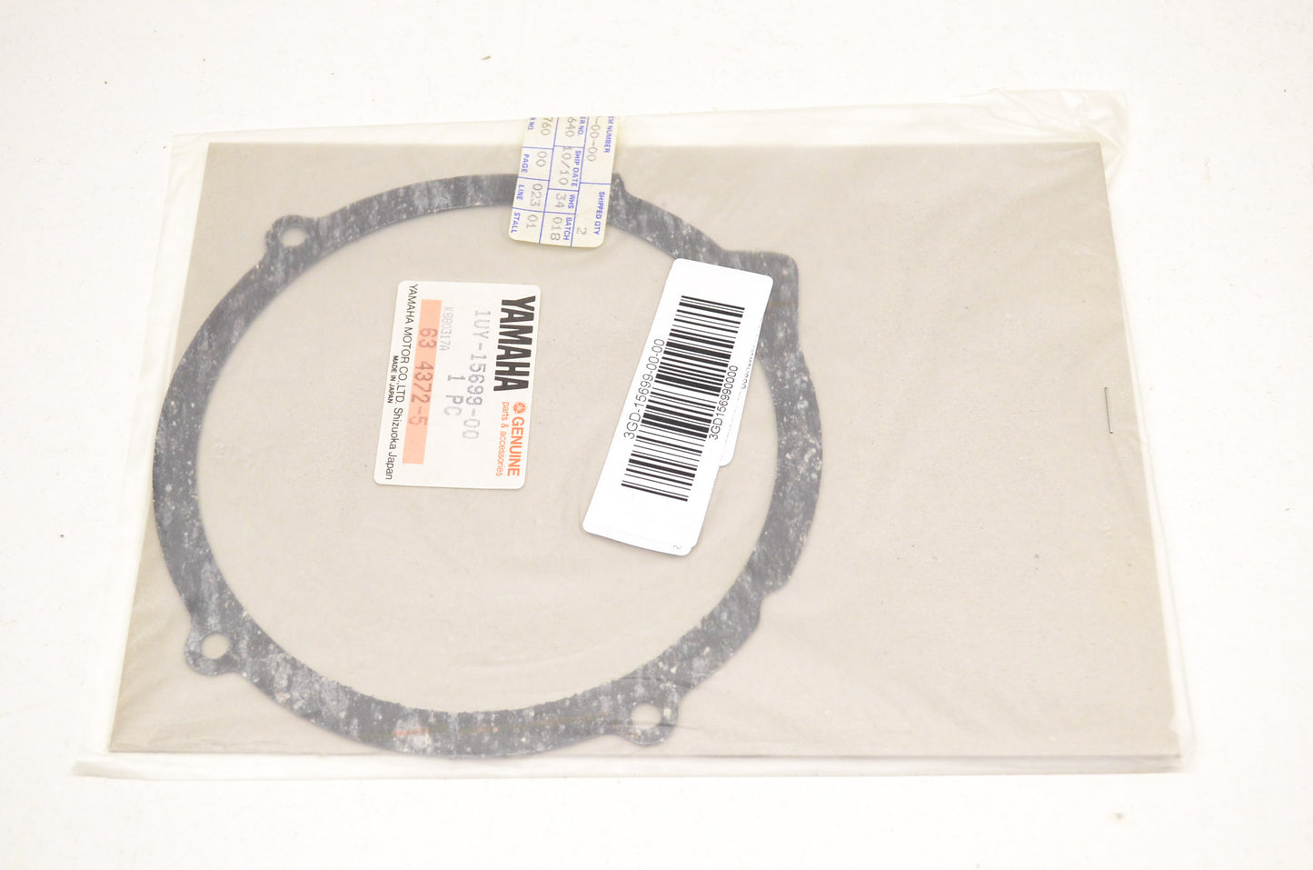 OEM Yamaha 3GD-15699-00-00 Gasket NOS