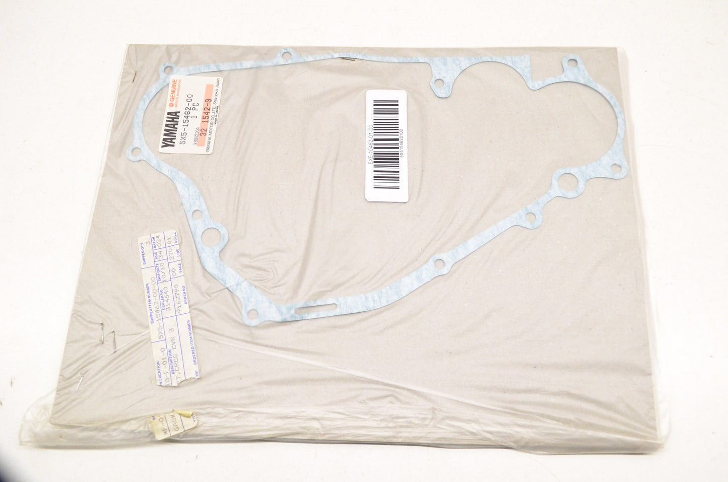 New OEM Yamaha 5X5-15462-00-00 Crankcase Cover Gasket 3 NOS