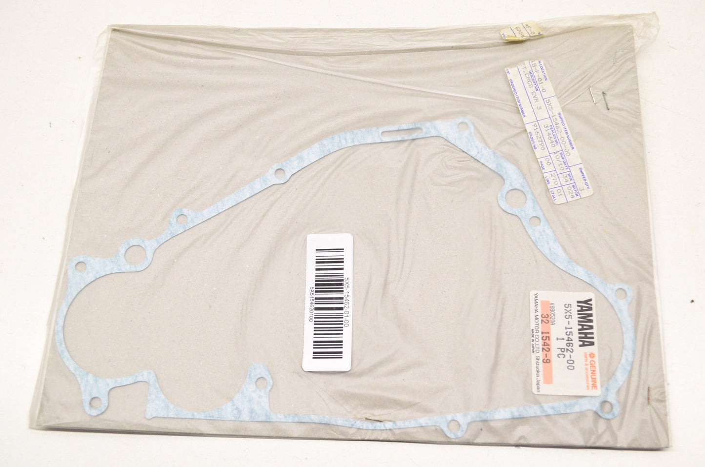New OEM Yamaha 5X5-15462-00-00 Crankcase Cover Gasket 3 NOS
