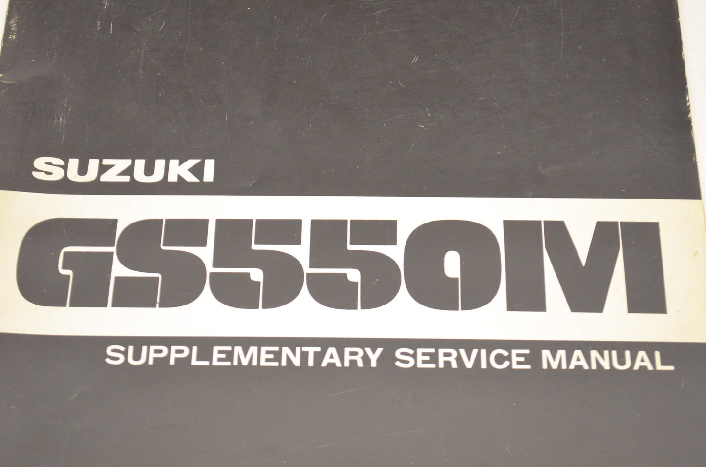 OEM Suzuki GS550M Supplementary Service Manual GS550M