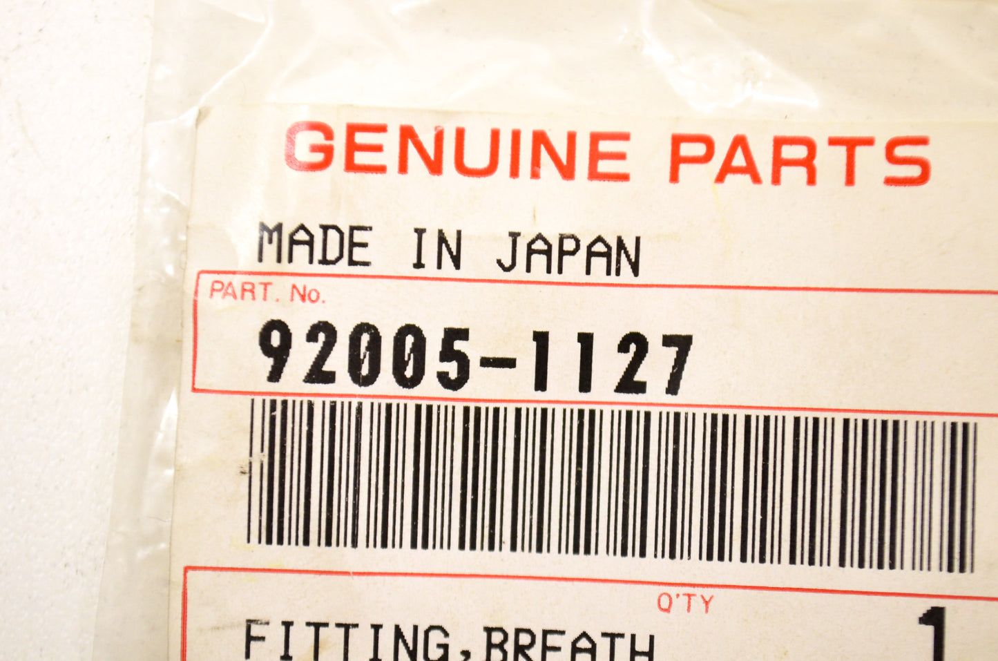 OEM Kawasaki 92005-1127 Breather Fitting NOS