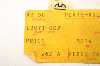 OEM Kawasaki 13071-002 Kick Gear Holder Plate NOS