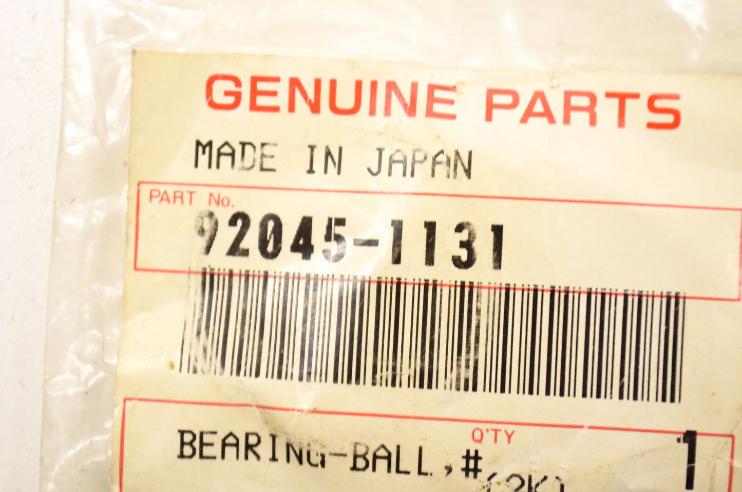 OEM Kawasaki 92045-1131 Ball Bearing #6903C3 NOS