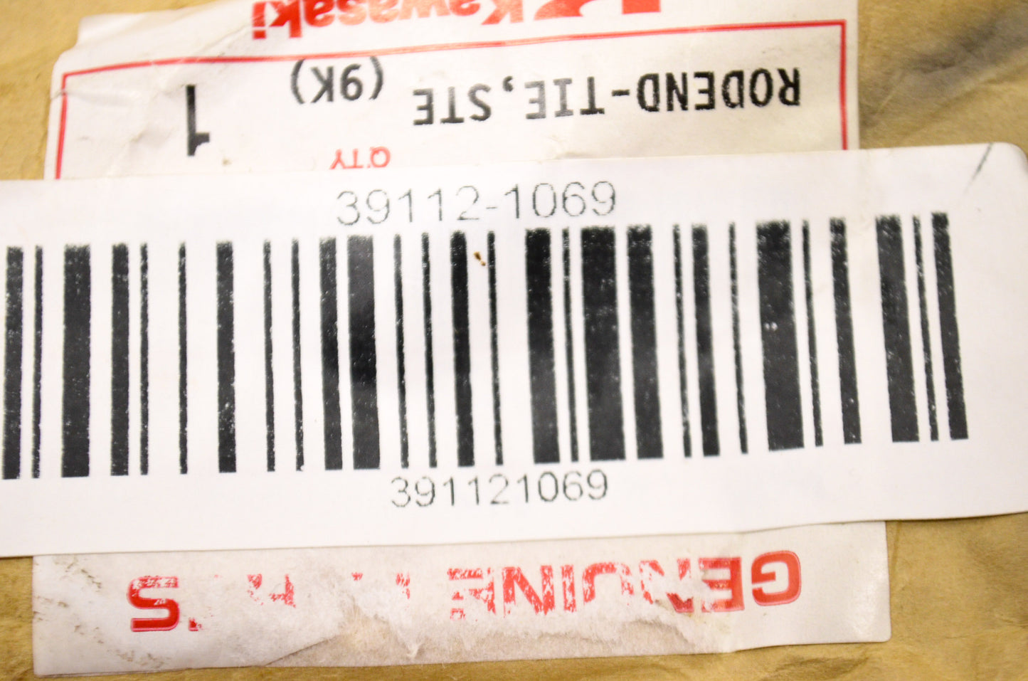 New OEM Kawasaki Steering Tie Rod End NOS