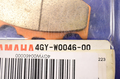 OEM Yamaha 4GY-W0046-00-00 Brake Pad Kit NOS