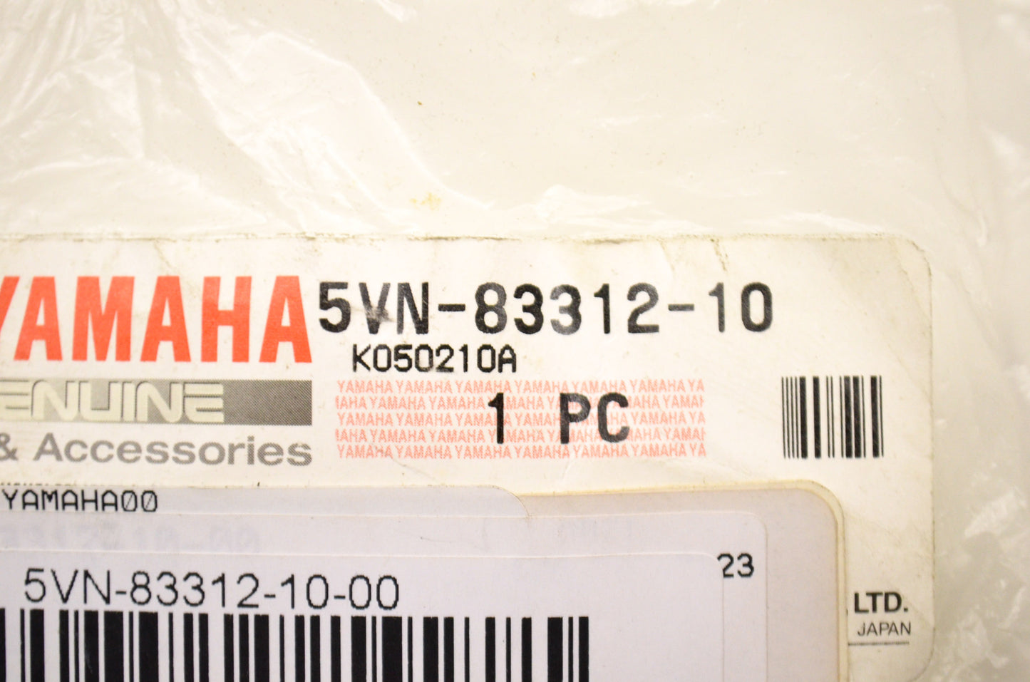 OEM Yamaha 5VN-83312-10-00 Left Lens Flasher NOS