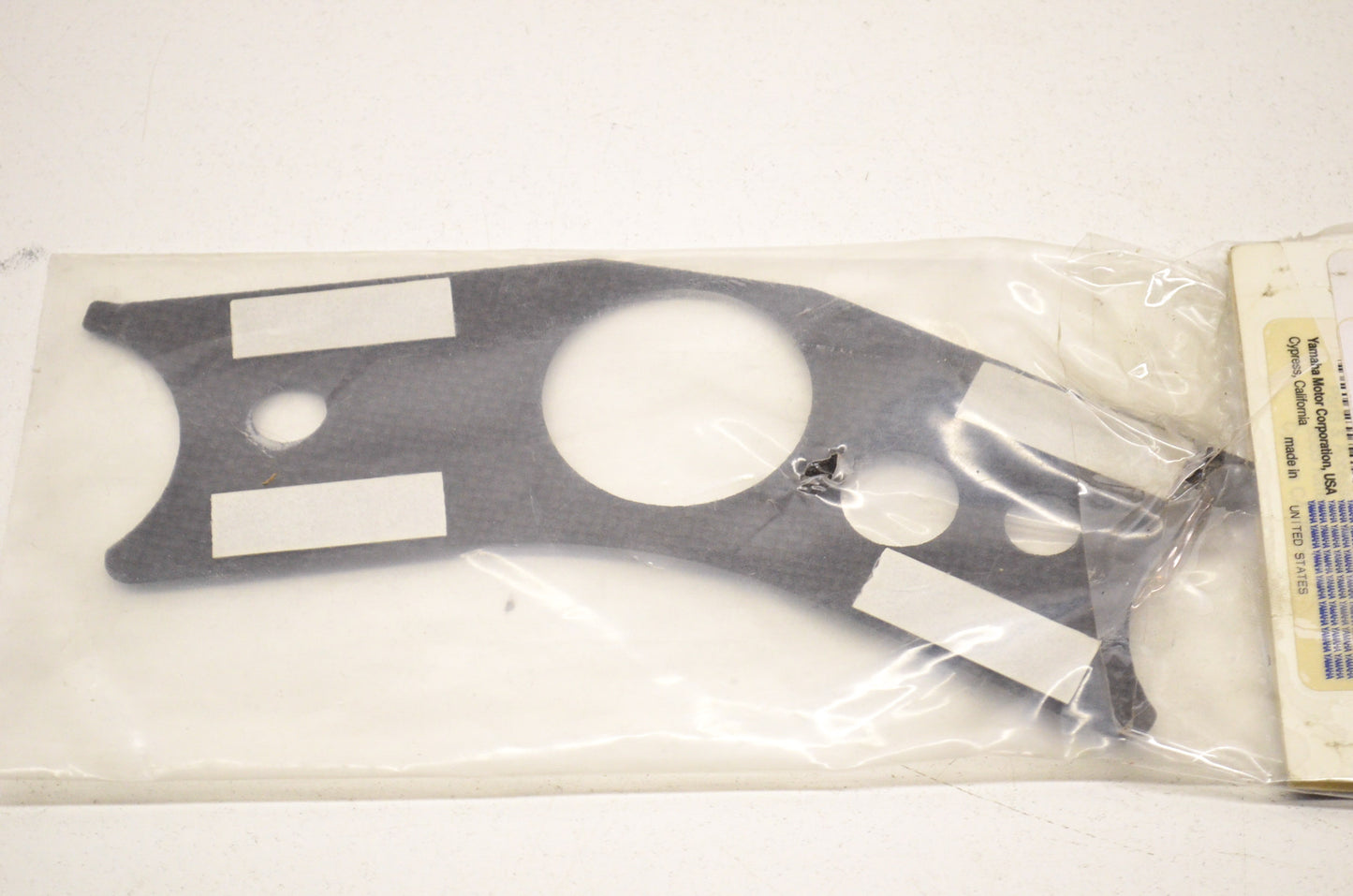New OEM Yamaha Carbon Fiber Top Clamp Panel Accent NOS