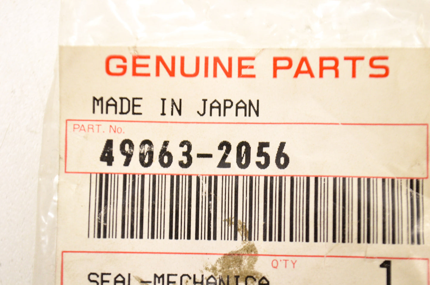 OEM Kawasaki 49063-2056 Mechanical Seal NOS