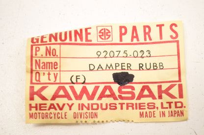 OEM Kawasaki 92075-023 Rubber Dual Seat Damper NOS