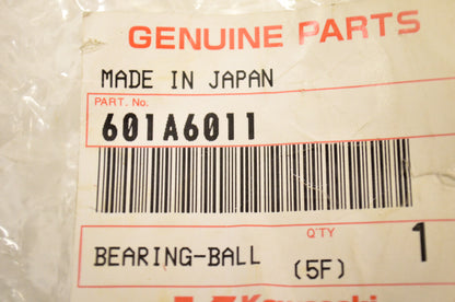 New OEM Kawasaki 601A6011 Ball Bearing NOS