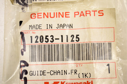 OEM Kawasaki 12053-1125 Front Chain Guide NOS