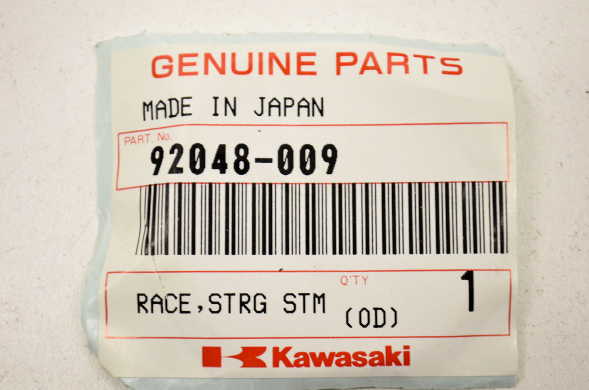 OEM Kawasaki 92048-009 Steering Stem Bearing Race NOS