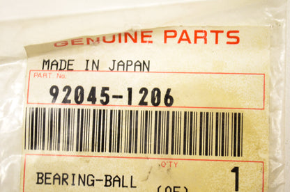 OEM Kawasaki 92045-1206 Ball Bearing NOS