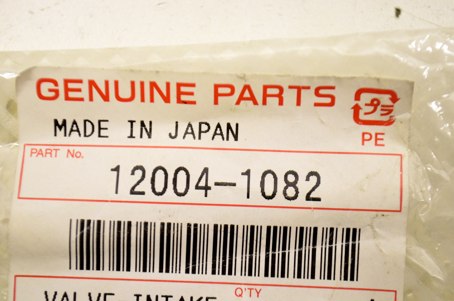OEM Kawasaki 12004-1082 Intake Valve NOS
