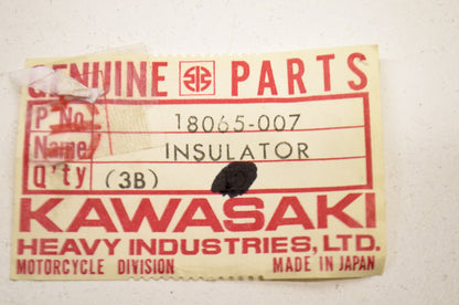 OEM Kawasaki 18065-007 Insulator Qty 2 NOS