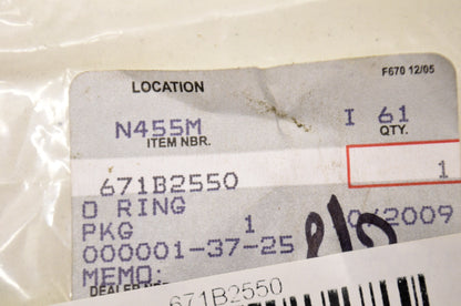 OEM Kawasaki 671B2550 O-Ring NOS