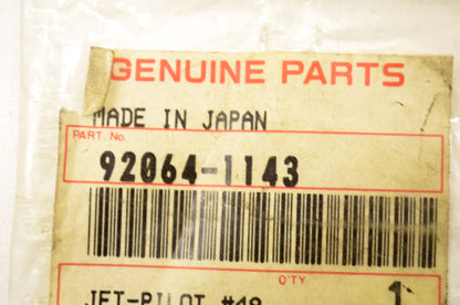 OEM Kawasaki 92064-1143 Pilot Jet #48 NOS