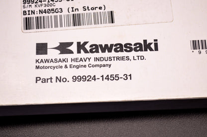 OEM Kawasaki 99924-1455-31 Service Manual KVF300C
