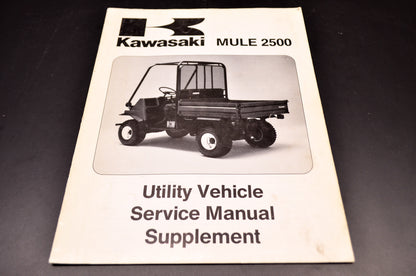 OEM Kawasaki 99924-1169-51 Service Manual Supplement KAF620C