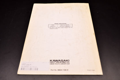 OEM Kawasaki 99924-1169-51 Service Manual Supplement KAF620C