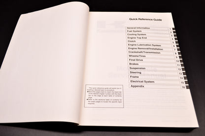 OEM Kawasaki 99924-1266-01 Service Manual ZR1200A