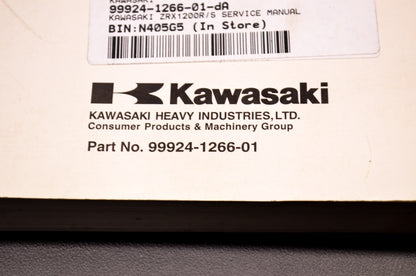 OEM Kawasaki 99924-1266-01 Service Manual ZR1200A