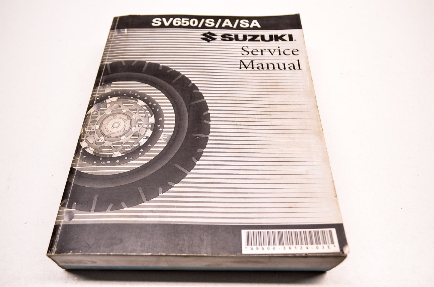 OEM Suzuki 99500-36124-03E Service Manual SV650/S