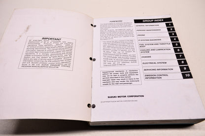 OEM Suzuki 99500-36124-03E Service Manual SV650/S