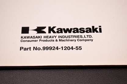 OEM Kawasaki 99924-1204-55 Service Manual Supplement KDX220A NOS