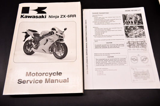 OEM Kawasaki 99924-1346-01 Service Manual ZX600N