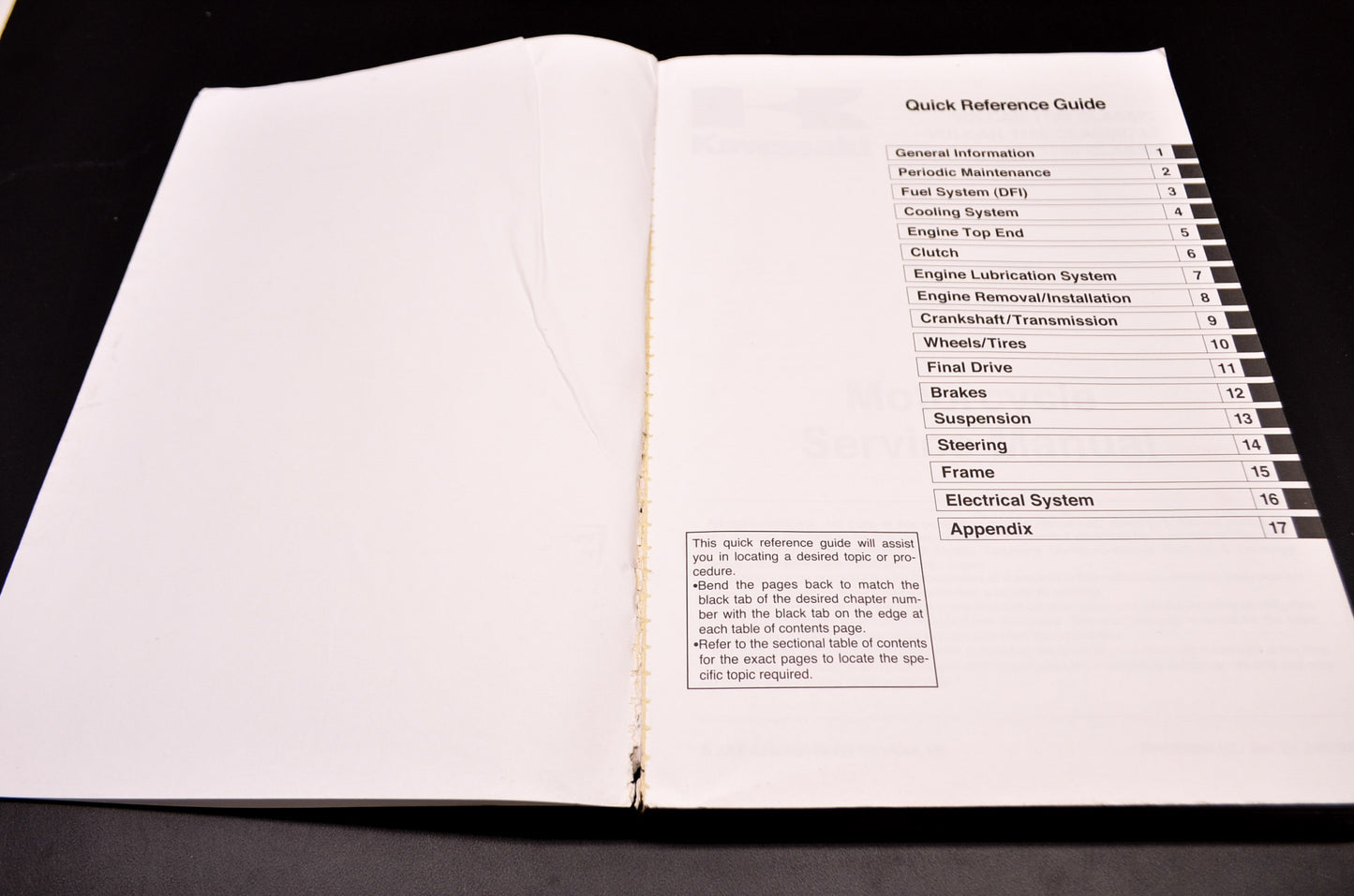 OEM Kawasaki 99924-1415-01 Service Manual VN1700E
