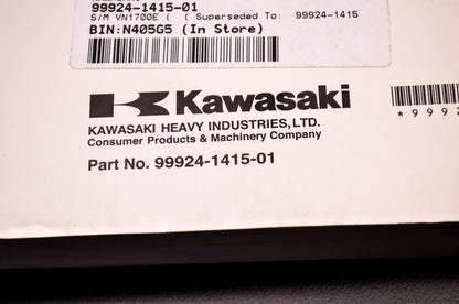 OEM Kawasaki 99924-1415-01 Service Manual VN1700E