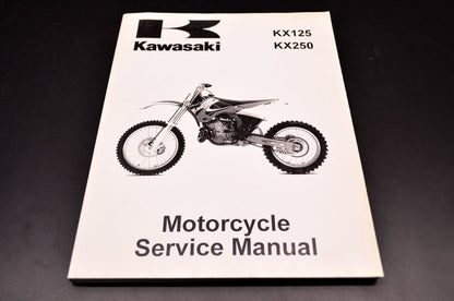 OEM Kawasaki 99924-1244-04 Service Manual KX125/250L NOS