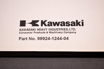 OEM Kawasaki 99924-1244-04 Service Manual KX125/250L NOS