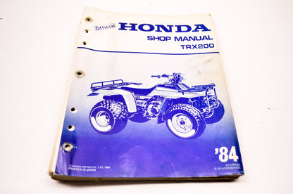 OEM Honda 61VM500 Service Manual TRX200 84