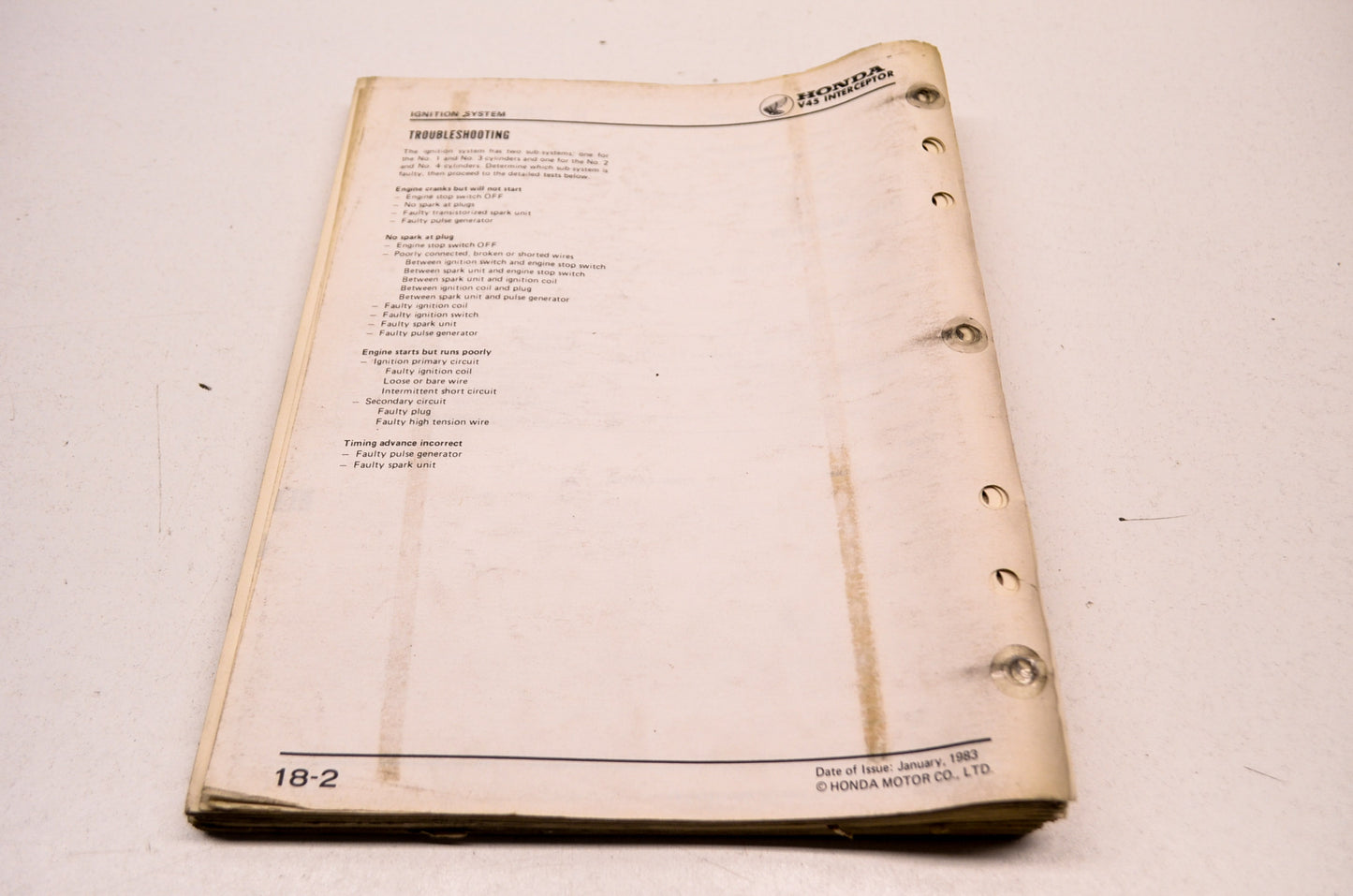 OEM Honda 61VM500 Service Manual TRX200 84