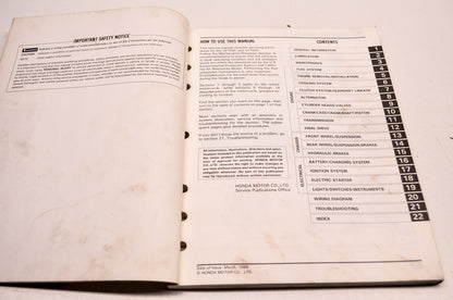 Honda VF700C VF750C Magna Service Manual