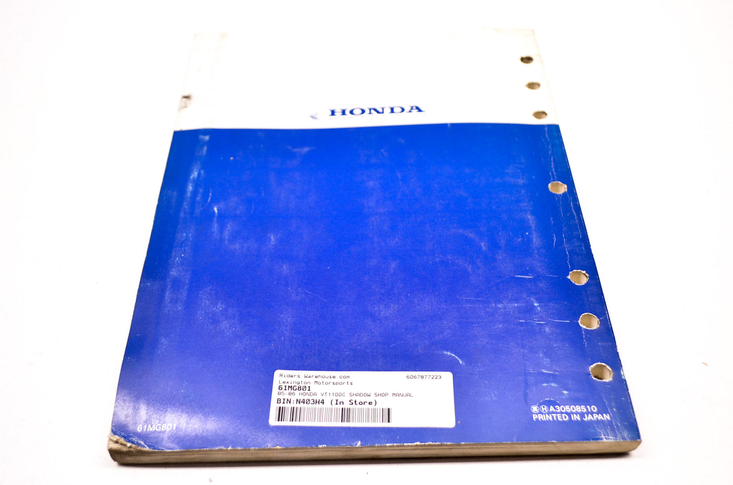 Honda VT1100C Shadow Shop Manual