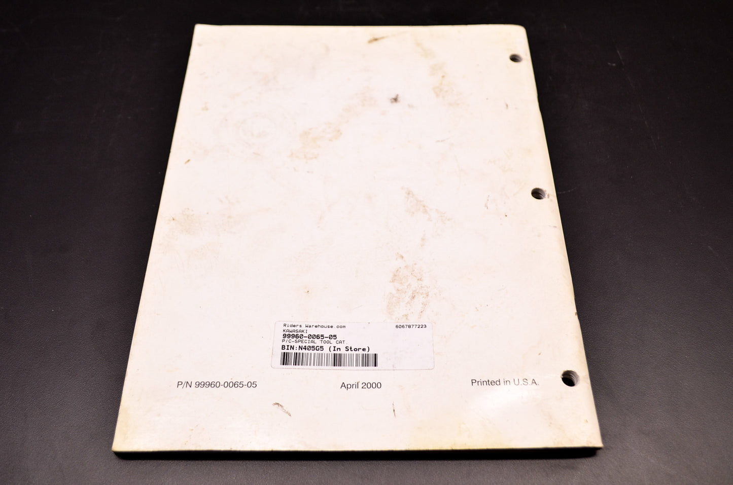 OEM Kawasaki 99960-0065-05 Special Tool Parts Catalog