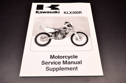 OEM Kawasaki 99924-1200-55 Service Manual Supplement KLX300A NOS