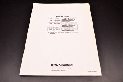 OEM Kawasaki 99924-1200-55 Service Manual Supplement KLX300A NOS
