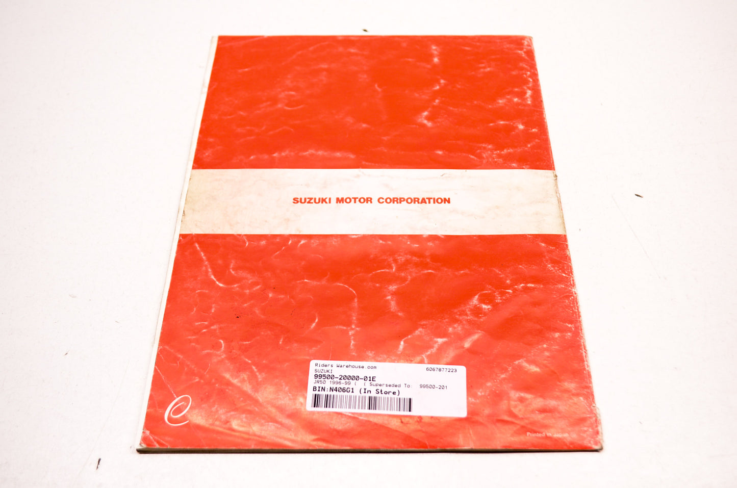 OEM Suzuki 99500-20000-01E JR50 1996-99 Serv. Manual