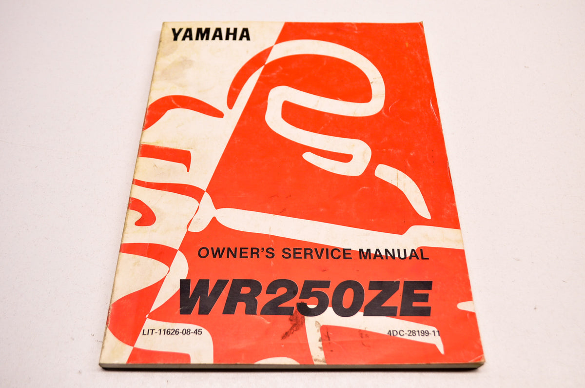 OEM Yamaha LIT-11626-08-45 WR250ZE Owner's Service Manual