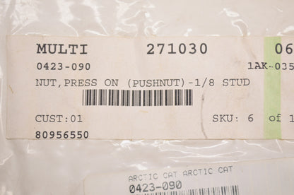 New OEM Arctic Cat Push Nut QTY 6 NOS