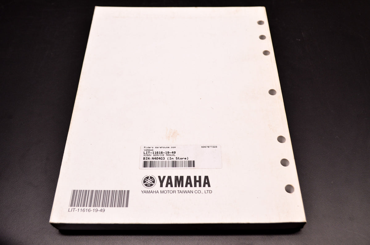 OEM Yamaha LIT-11616-19-49 XC50V Service Manual
