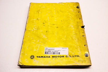 Yamaha XS1100E Service Manual