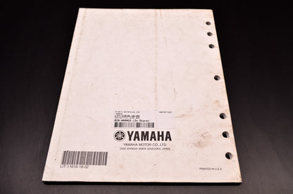 OEM Yamaha LIT-11616-18-02 XVZ13CTT(C) SService Manual Supplement