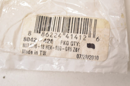 OEM Arctic Cat 8042-426 Hex Nut 5/16-18 NOS