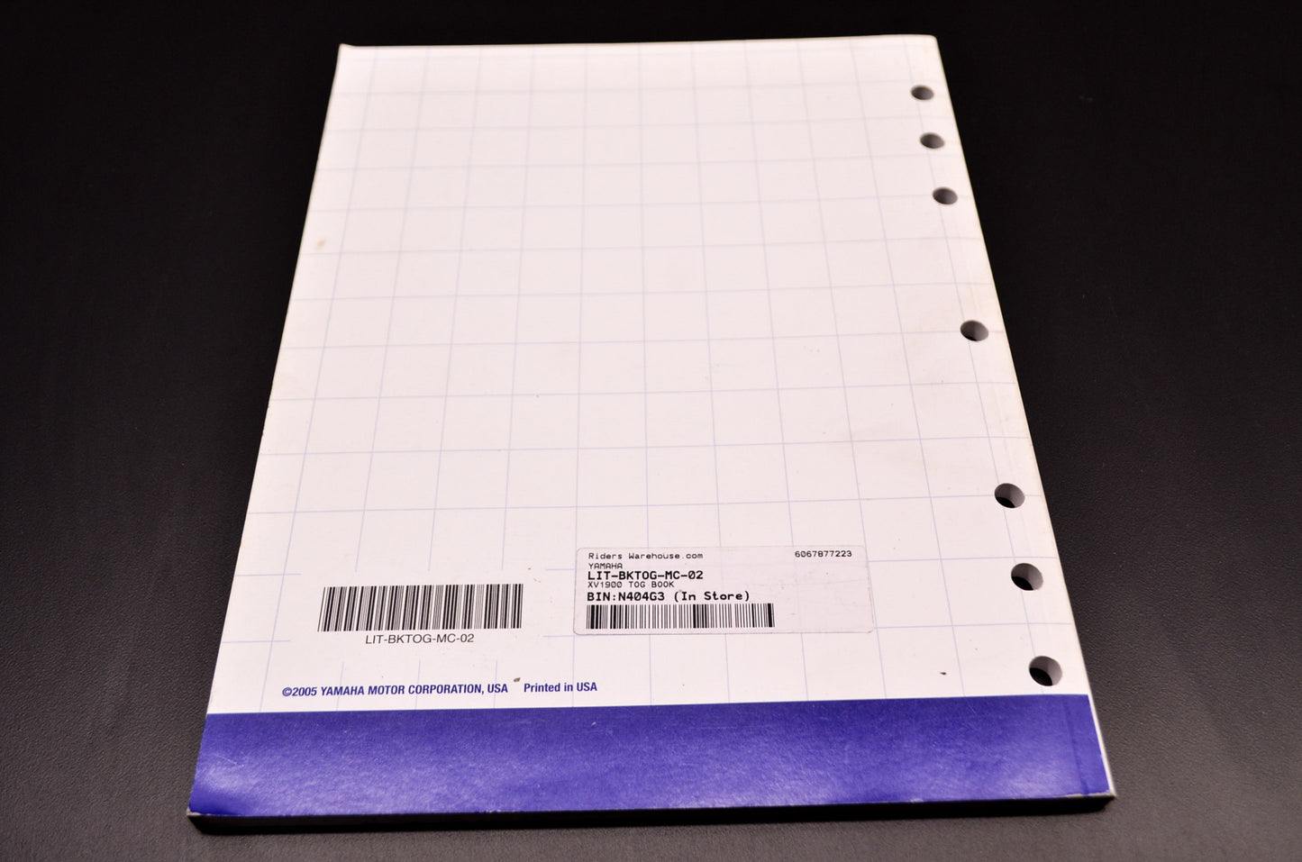OEM Yamaha LIT-BKTOG-MC-02 XV1900 Technical Orientation Guide Manual NOS